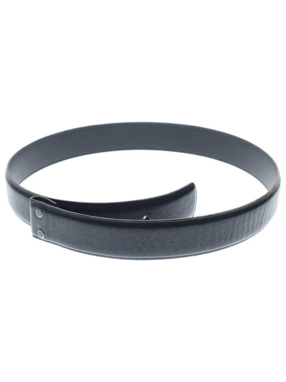 Chrome Hearts 1.5 Strap 1.5 Inch Horse Shoe Rivets Leather Belt Black